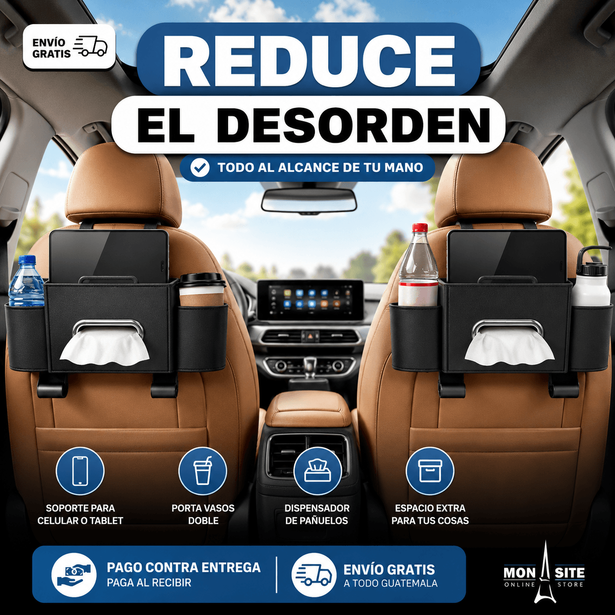 Organizador para el Carro