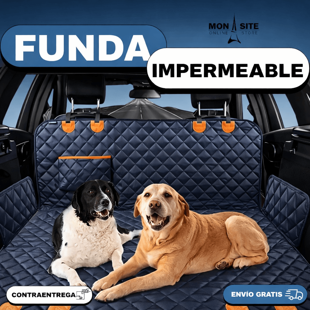Protector de Asiento para Mascotas – Anti Suciedad Impermeable