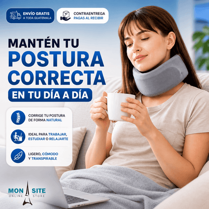 NeckSupport™ – Soporte Cervical de Descanso