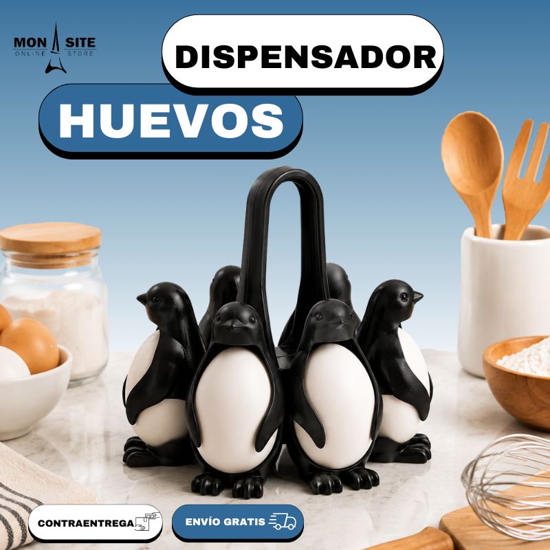Soporte para Huevos Tipo Pingüino