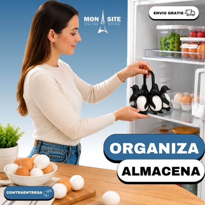 Soporte para Huevos Tipo Pingüino