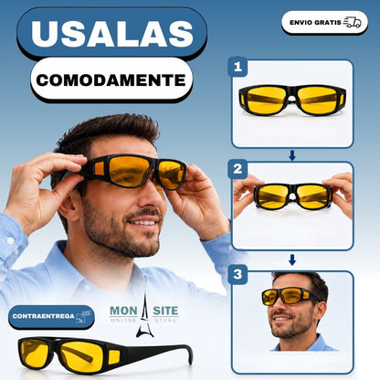 Gafas HD Anti-Rayos UV PACK X2