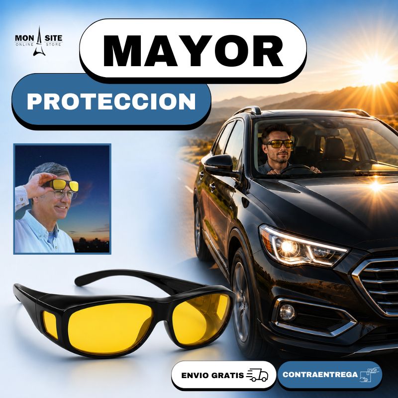 Gafas HD Anti-Rayos UV PACK X2