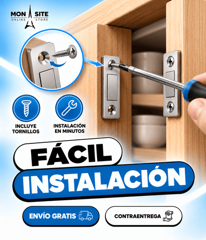 Cierres Magnéticos Metálicos PACK X8 SETS
