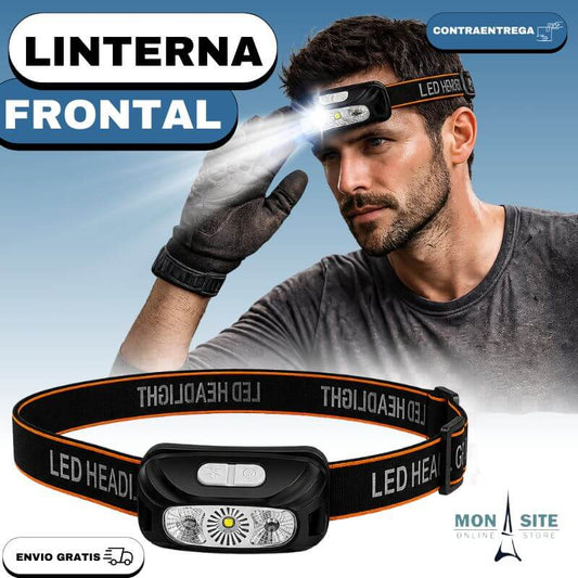 Linterna Led Frontal para Exteriores