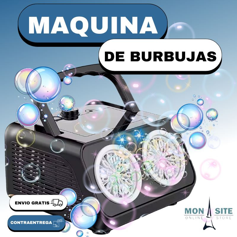 Máquina de Burbujas Portátil