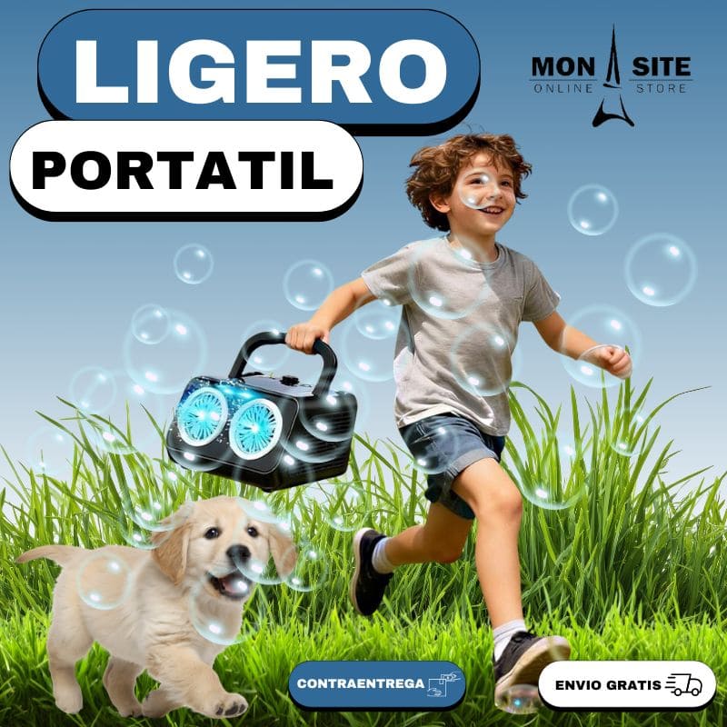 Máquina de Burbujas Portátil