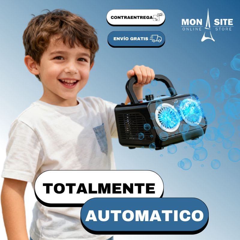 Máquina de Burbujas Portátil
