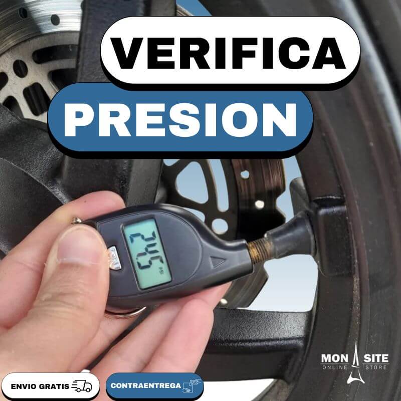 Medidor Digital Presión Neumáticos