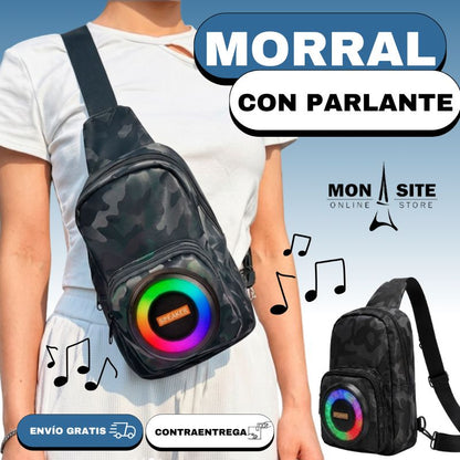 Bolso con Parlante Recargable