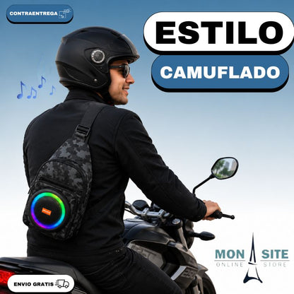 Bolso con Parlante Recargable