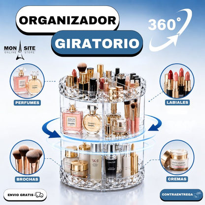 Organizador Giratorio para Cosméticos