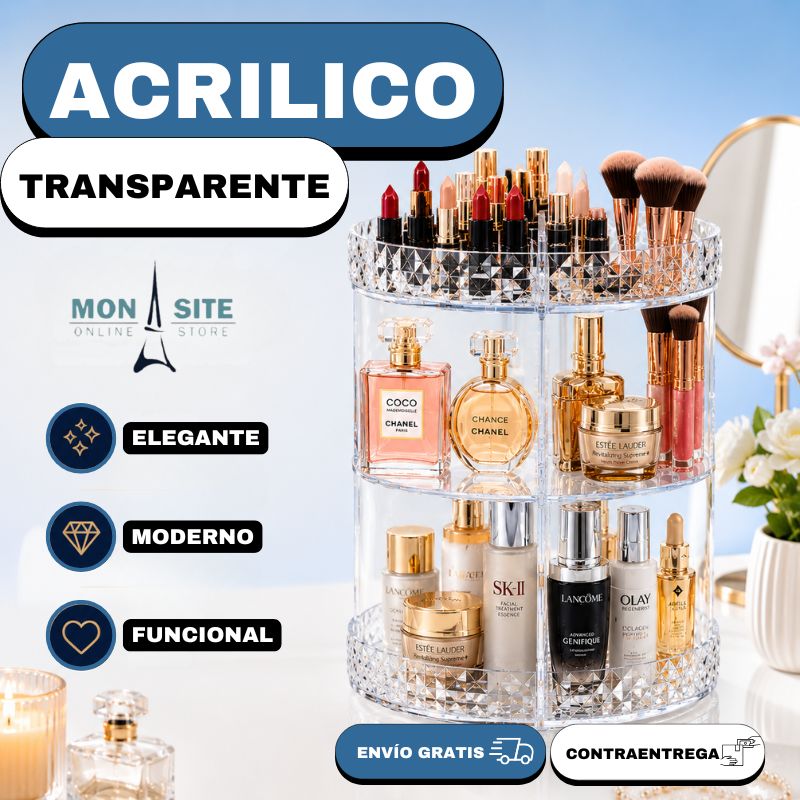 Organizador Giratorio para Cosméticos