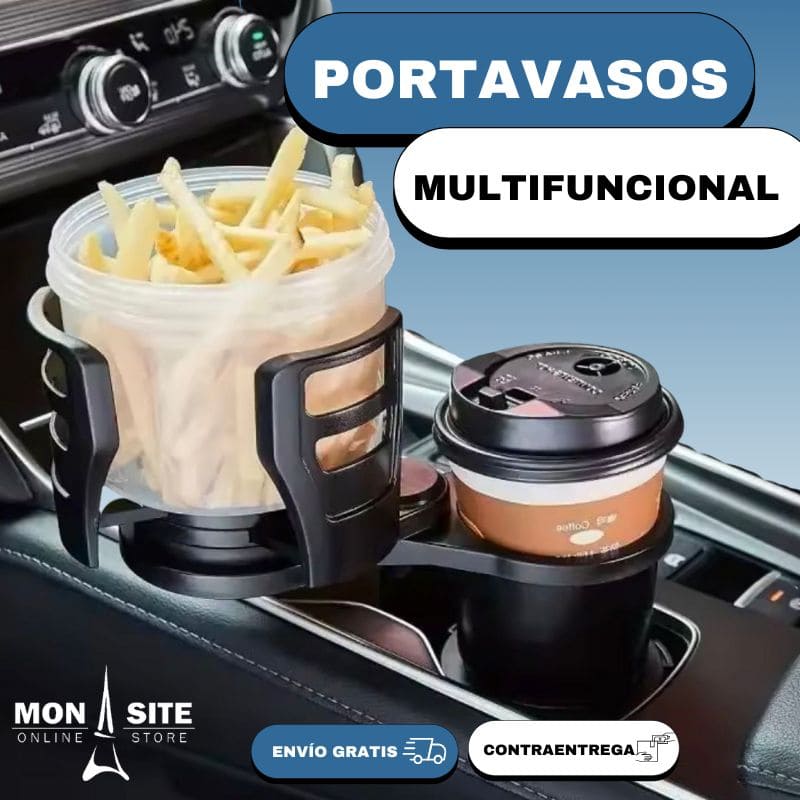 Portavasos Multifuncional Auto