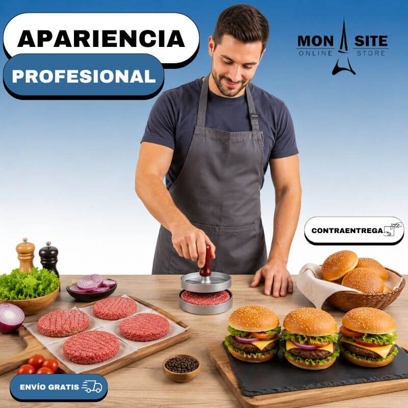 Prensa para Hamburguesas