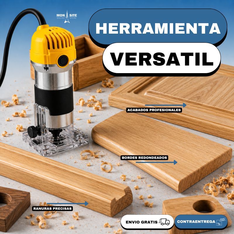 Router Eléctrico Profesional 8000W – Corte Preciso