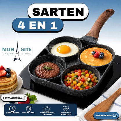 Sartén para 4 Huevos