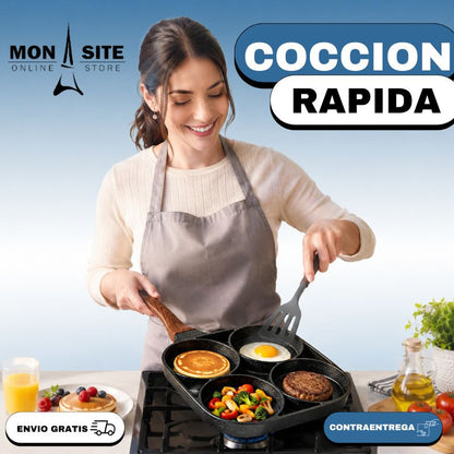 Sartén para 4 Huevos
