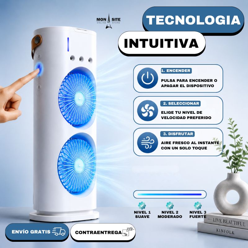Ventilador Portátil Humidificador