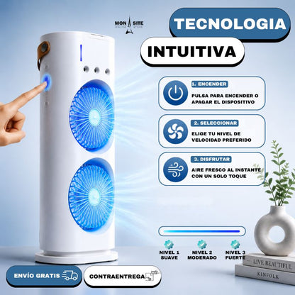 Ventilador Portátil Humidificador