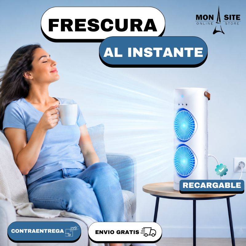 Ventilador Portátil Humidificador