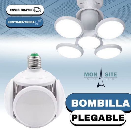 Bombilla Redonda Plegable