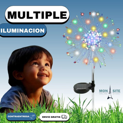 Par de Luces Solares Jardín