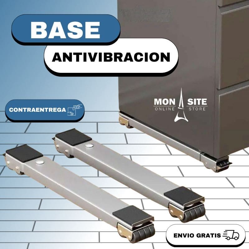 Base Móvil Antivibración Rodos